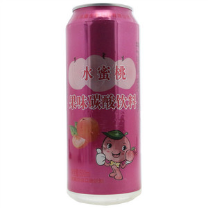 启德蜜水蜜桃果味碳酸饮料