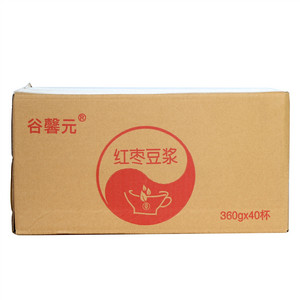 谷馨元红枣豆浆