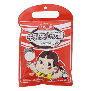 不二家牛乳夹心软糖