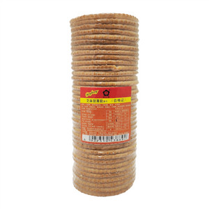 映红芝麻甜薄脆饼干