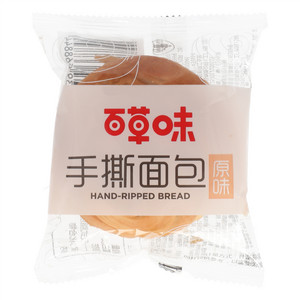 【百草味】手撕面包(原味)1000g 内袋