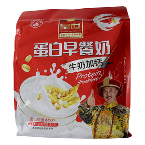 皇世牛奶加钙蛋白早餐奶