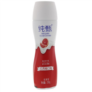 纯甄红西柚口味轻乳酪风味酸奶