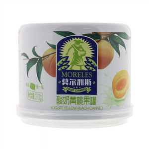 莫尔利斯酸奶黄桃果罐