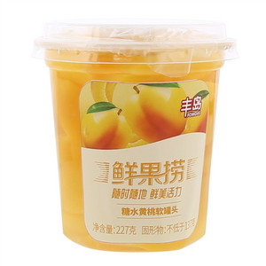 丰岛鲜果捞糖水黄桃软罐头