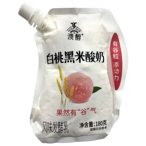 澳醇白桃黑米酸奶