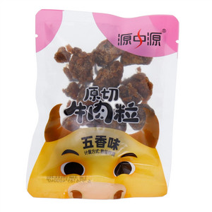 源中源五香味原切牛肉粒