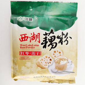 三佳红枣莲子西湖藕粉（袋）600g