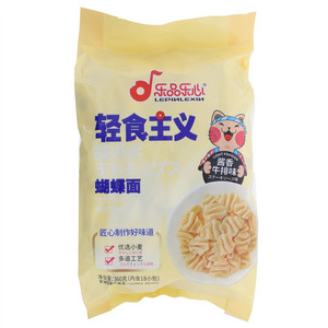 乐品乐心轻食主义酱香牛排味蝴蝶面