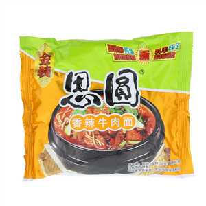 思圆金装香辣牛肉面