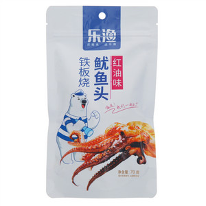 乐渔红油味铁板烧鱿鱼头