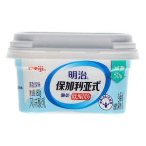 meiji明治清甜原味低脂肪风味酸乳