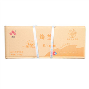 鲁晶牌未加碘烤盐箱装（健康生活海盐）