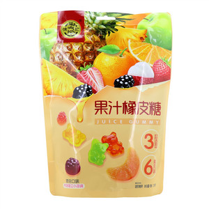 徐福记果汁橡皮糖（混合口味）（凝胶糖果）