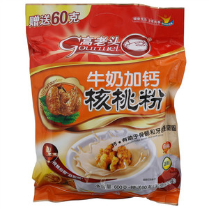 高老头牛奶加钙核桃粉