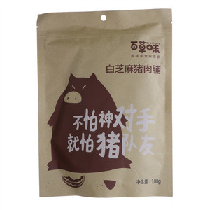 百草味白芝麻猪肉脯