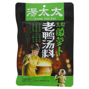 汤太太三椒酸萝卜老鸭汤料
