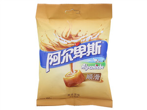 阿尔卑斯焦香源味牛奶硬糖150克