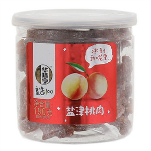 190g盐津桃肉