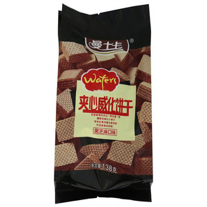 曼士卡黑芝麻味夹心威化饼干(普通型）