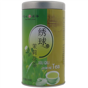 天福天心茗茶绣球茉莉花茶