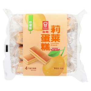 Garden嘉顿柠檬味莉莱蛋糕4个装
