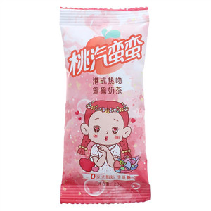 桃汽蛮蛮港式热吻鸳鸯奶茶