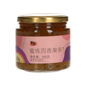 可名蜜炼百香果茶罐头