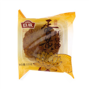 日威蛋黄红豆沙月饼125克