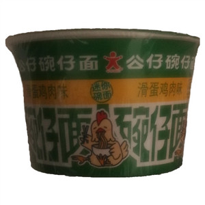 公仔迷你碗面-滑蛋鸡肉风味（油炸方便面）