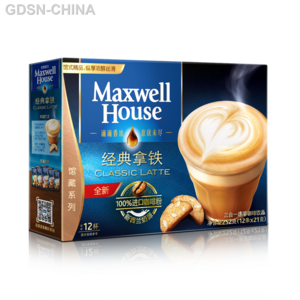 麦斯威尔三合一速溶 馆式经典拿铁咖啡 12条