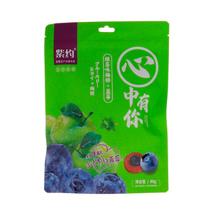 紫约绿茶味梅饼+蓝莓