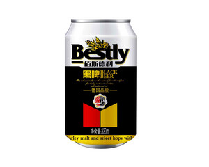 佰斯德利黑啤酒330ml