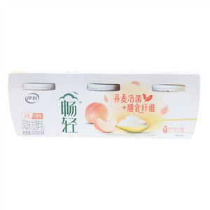 伊利畅轻白桃纤酪乳风味发酵乳
