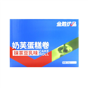 金胜优品奶芙蛋糕卷（抹茶豆乳味）