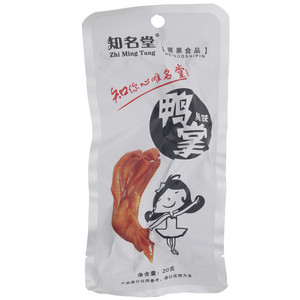 知名堂黑果食品原味鸭掌