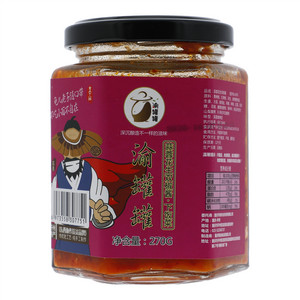 渝罐罐蒜蓉花生双椒酱下饭菜