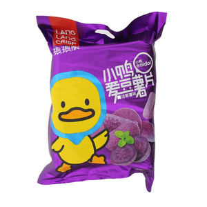琅琅脆小鸭魔法紫薯味爱豆薯片