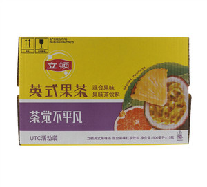 立顿Lipton英式果茶混合果味果味茶饮料500毫升x15瓶