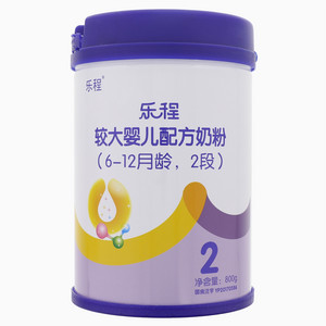乐程较大婴儿配方奶粉（6-12月龄，2段）