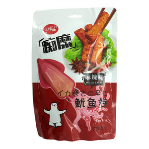 麻辣味鱿鱼卷