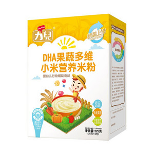 力兒DHA果蔬多维小米营养米粉