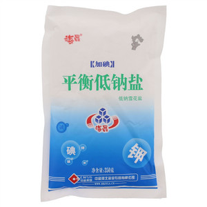 海晶加碘平衡低钠雪花盐
