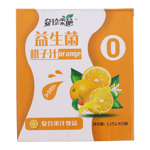 奇珍果葩益生菌橙子汁复合果汁饮品