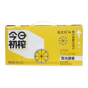 益正元今日初榨甜橙味阳光甜橙复合乳酸菌果汁饮料