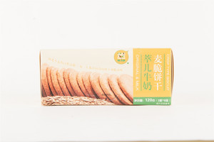 人人家萃儿牛奶麦脆饼干120g