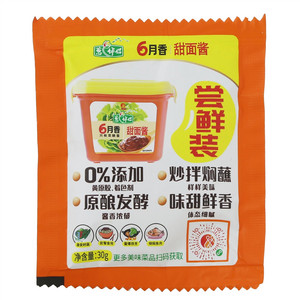 葱伴侣六月香甜面酱30G