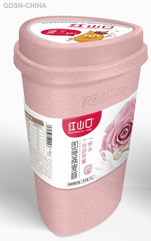 红山口玫瑰口味即食燕麦杯