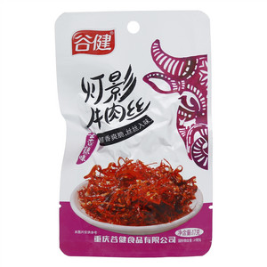 谷健灯影牛肉丝（香辣味）