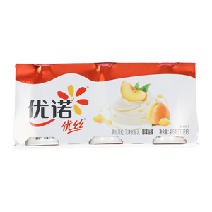 优诺优丝黄桃果粒风味发酵乳